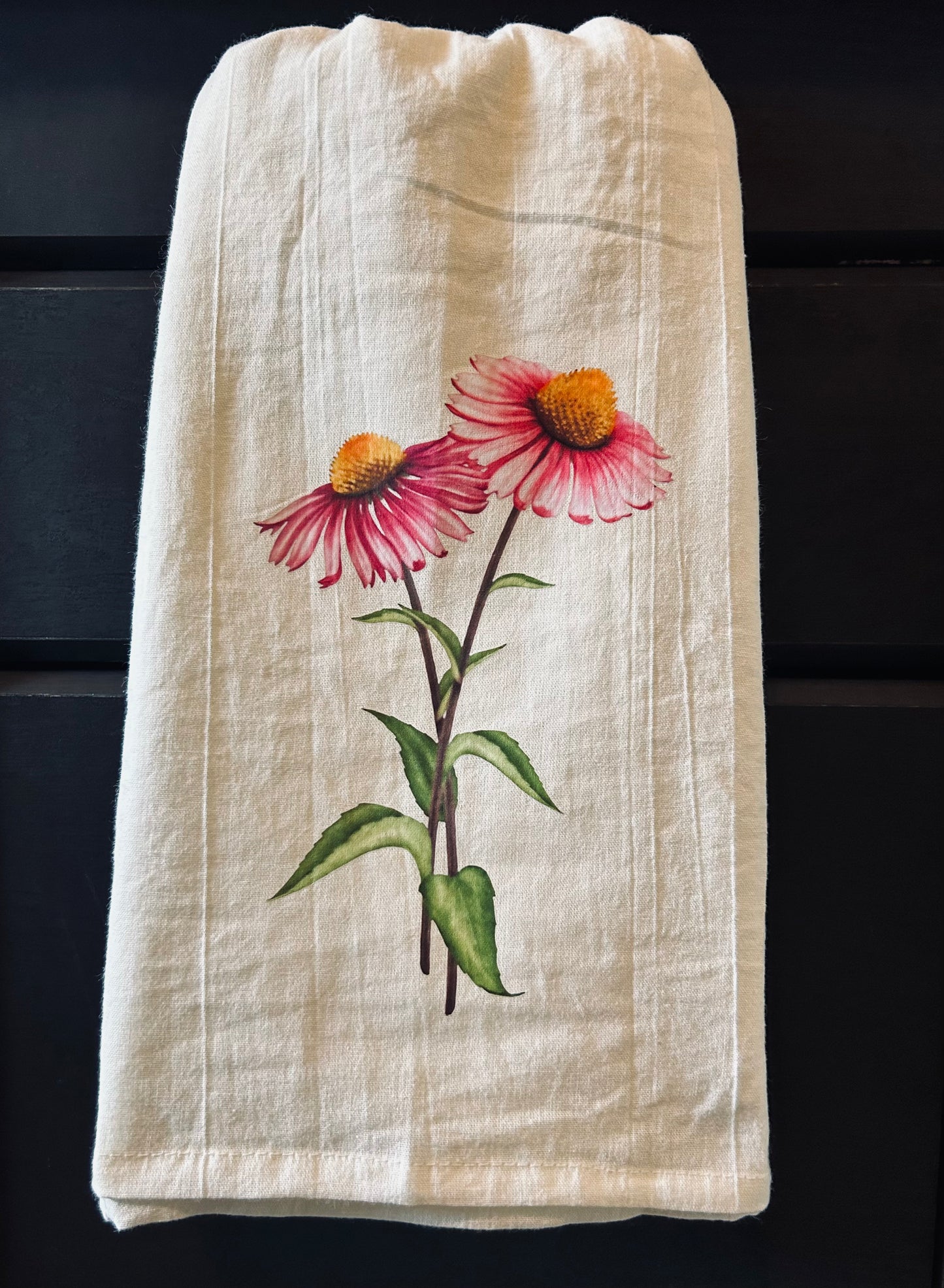 Tea Towel - Echinacea
